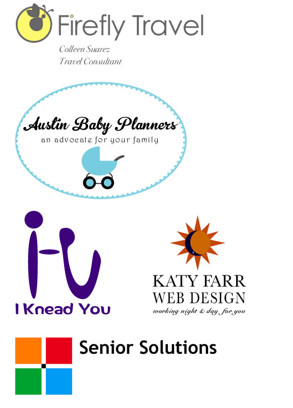 Logos designed by Katy Farr Web Design